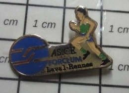 414B Pin's Pins / Beau Et Rare / SPORTS / ATHLETISME AS CE FORCLUM LAVAL RENNES - Athletics