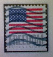 United States, Scott #5790, Used(o) Booklet, 2023, Flag Definitive: Freedom Flag, (63¢) Forever - Gebraucht