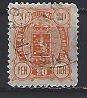 Finland 1889-95  Arms (o) Mi.30 A - Usados