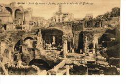 ROMA  Foro Romano  Fonte, Puteale E Edicola Di Giuturna - Altare Della Patria