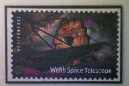 United States, Scott #5720, Used(o), 2022, Space Telescope, (60¢) Forever, Multicolored - Used Stamps