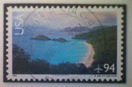 United States, Scott #C145, Used(o), 2008 Air Mail, US Virgin Islands, 94¢, Multicolored - 3a. 1961-… Gebraucht