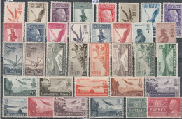 263 Africa Orientale Italiana 1938 - Soggetti Vari N. 1/20+p.a.3/13+Es.1/2. Cert. Biondi. Cat. € 2500,00 MNH - Afrique Orientale Italienne