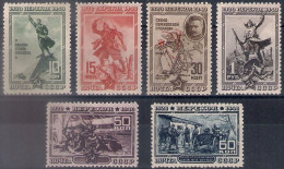 Russia 1940, Michel Nr 780A-85A, MH OG - Unused Stamps