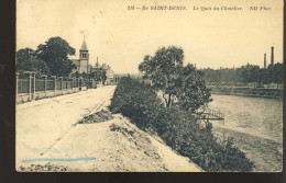 Ile Saint Denis Le Quai Du Chatelier - L'Ile Saint Denis