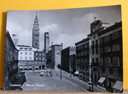 (C/1) CREMONA - PIAZZA CAVOUR - ANIMATA - VIAGGIATA - Cremona