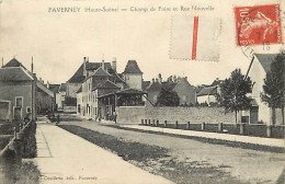 - Haute Saône -ref-A472- Faucogney - Champ De Foire Et Rue Nouvelle - - Faucogney