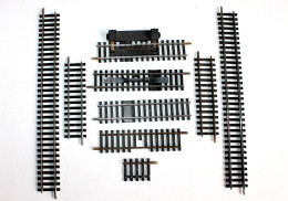 JOUEF HO 9 RAIL 2 DECROCHAGE + 1 COUPURE + 6 DROIT 2 N°475, 2 N°475/2, 2 N°475/3, MODELISME FERROVIAIRE TRAIN (2105.272) - Binari