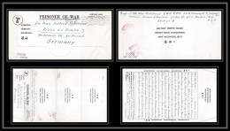 6892/ Lettre (cover Briefe) Tonkawa Japan Usa Allemagne Prisoner Of War Prisonniers 1943 Censuré Censor 10656 - Franchise Militaire