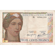 France, 300 Francs, Cérès, 1938, H, TTB, Fayette:29.01, KM:87a - 300 F 1938-1939