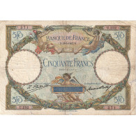 France, 50 Francs, Luc Olivier Merson, 1927, U.232, TB, Fayette:15.01, KM:77a - 50 F 1927-1934 ''Luc Olivier Merson''