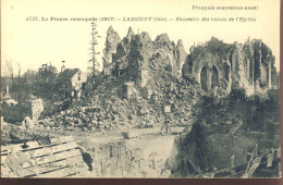 Lassigny Ensemble Des Ruines De L'eglise - Lassigny