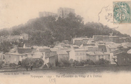 13 - MEYRARGUES - Vue D' Ensemble Du Village Et Le Château - Meyrargues