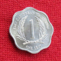 East Caribbean States 1 Cent 1986 KM# 10 *V2T Caraibas Caraibes Orientales Eastern - Caraibi Orientali (Stati Dei)