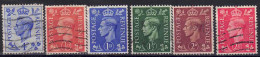YT 250 à 255 - Used Stamps