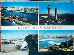 ROMA FIUMICINO AEROPORTO  E VEDUTE V1970  JT6569 - Transports