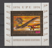 Rep. Guinea Ecuatorial 1974 UPU Gold Souvenir Sheet MNH/**. Postal Weight Approx. 0,04 Kg. Please Read Sales - UPU (Union Postale Universelle)