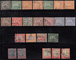 Selangor Used 1935 - 1941, Mosque Series & Sultan,  Malaya / Malaysia (Few Perf., & Shades Varities) - Selangor