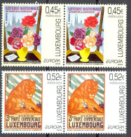 Luxembourg Sc# 1111-1112 MNH Pair 2003 Europa - Unused Stamps