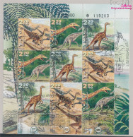 Israel 1576-1578 Kleinbogen (kompl.Ausg.) Gestempelt 2000 Struthiomimus (10331665 - Usados (sin Tab)