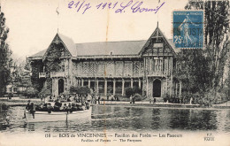 FRANCE - Paris - Bois De Vincennes - Vue Sur Le Pavillon Des Forêts - Les Passeurs - Carte Postale Ancienne - Parcs, Jardins