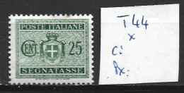 ITALIE TAXE 44 * Côte 0.15 € - Portomarken