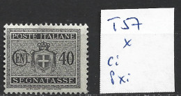 ITALIE TAXE 57 * Côte 0.30 € - Postage Due