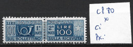 ITALIE COLIS POSTAUX 80 * Côte 0.30 € - Postal Parcels