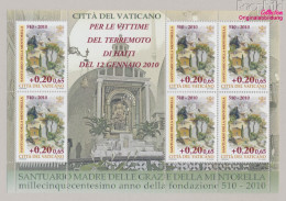 Vatikanstadt 1664Klb Kleinbogen (kompl.Ausg.) Postfrisch 2010 Wallfahrtskirche (10331482 - Unused Stamps