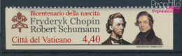 Vatikanstadt 1679 (kompl.Ausg.) Postfrisch 2010 F. Chopin Und R. Schuhmann (10326142 - Unused Stamps