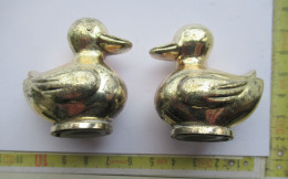 LADE 14 - 2 EENDEN - ZOUT EN PEPER POT - 2 CANARDS - SALIÈRE ET POIVRIÈRE - 2 X 55 GRAM - Metal