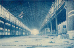 (RIAS) BRUXELLES. Intérieur De La Gare Maritime Déserte 1910 - Institutions Internationales