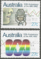 Australia. 1982 50th Anniversary Of ABC. Used Complete Set. SG 847-8 - Used Stamps
