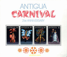 75600 MNH ANTIGUA 1977 21 AÑOS DE CARNAVAL EN ANTIGUA - Other & Unclassified