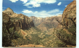 Etats-Unis - Utah - Zion National Park - Switchbacks From Great Arch Overlook - Bon état - Zion