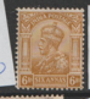 India  1911   SG 108  6as  Mounted Mint - 1911-35 King George V