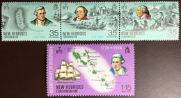 New Hebrides 1974 Cook Bicentennial MNH - Ungebraucht