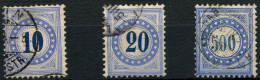 SUISSE - TAXE 10 / 11 / 14  PAPIER MELE - OBLITERES - Postage Due