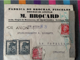 Enveloppe Commerciale 1938 - Espagne