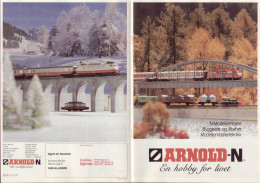 Catalogue ARNOLD-N 1987 Ein Hobby For Livet -N-Modelljernbane Dänische Ausgabe - En Danois - Unclassified