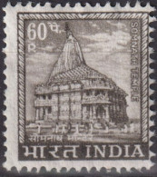 1967 Indien ° Mi:IN 437X, Sn:IN 417, Yt:IN 229, Somnath Temple (13th Century) - Gebruikt