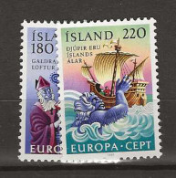 1981 MNH Iceland Mi 565-66, Postfris** - Unused Stamps
