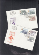 JUGOSLAWIEN  2007-2012, 2 FDC*, Olympische Winterspiele, Sarajevo 1984, 1983 - FDC