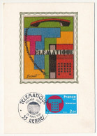 FRANCE => Carte Illustrée Soie - 2,00 Télématique - Premier Jour 28/3/1981 - Covers & Documents