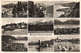 Suisse Lac Leman Multi Vue Generale Beurois Manthelan - Léman (Lac)