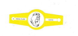 8) Bague De Cigare Série Tintin Jaune Blanche Royal Flush Kuifje Mohammed Ben Kalish Ezab Superbe.Etat - Advertentie