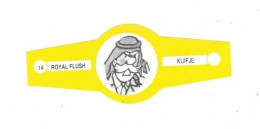 14) Bague De Cigare Série Tintin Jaune Blanche Royal Flush Kuifje Colonel Faud Armée Saoudienne En Superbe.Etat - Advertentie