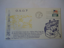 UNITED   STATES   COVER   O.S.O.7 1971 SPACE    CANAVERAL - Autres & Non Classés