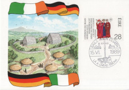 Germany Ireland 1989 Maximum Card, 1300 Jahre Mission & Martyrium Der Frankenapostel Kilian Kolonat Totnan, Dublin - 1981-2000