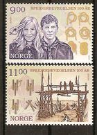 NORUEGA/ NORWAY/ NORVÉGE/ NORWEGEN  -EUROPA  2007-" A CENTENARY SCOUT -EUROPA-CEPT"-   SERIE De 2 V. - 2007